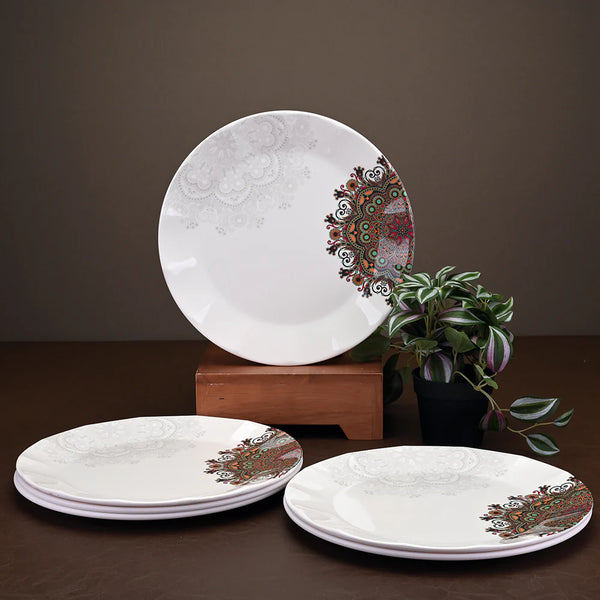 6pc dinner plate set: Ethnicity