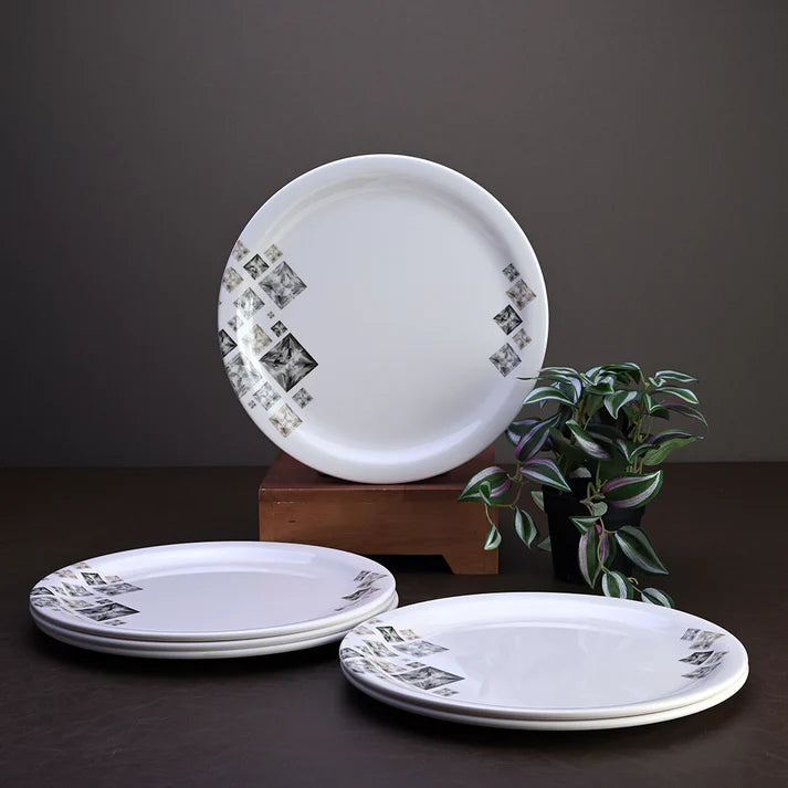 6pc dinner Plate Set: World of Solitaire