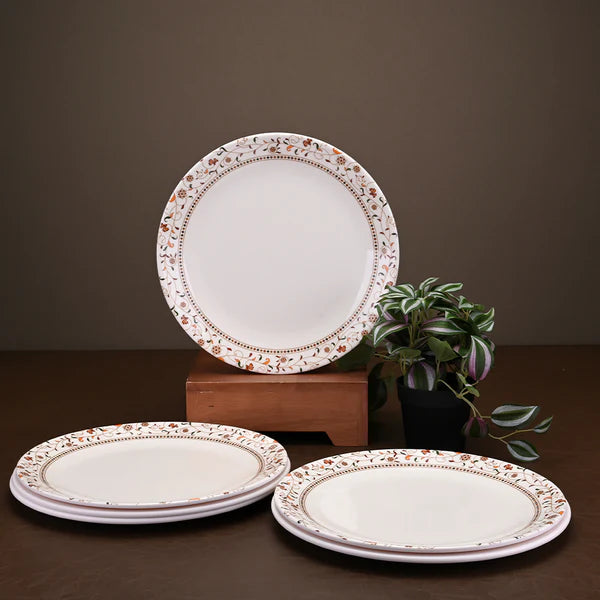 6pc dinner plate set: Filigree