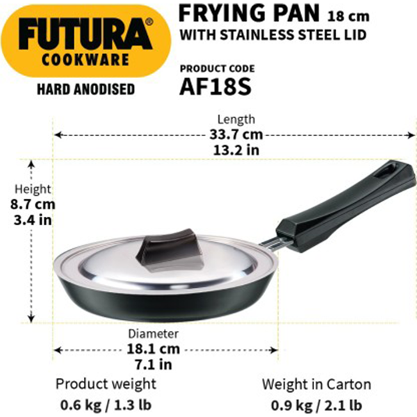 Hawkins - HA FRY PAN 18CM (AF18S)