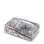 SOAP DISH RECT GOLD/SILVER (288648)