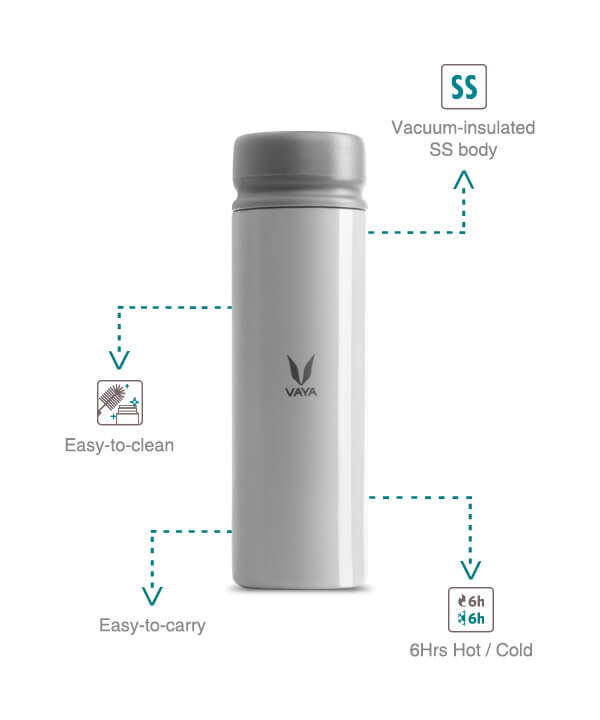 Vaya Pocket Drynk 250ml .(cool grey )