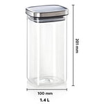 CLASSIC SQUARE JAR 1400ML (QJ1400)