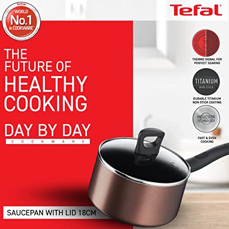 TEFAL DAY BY DAY SAUCEPAN 18CM DDSP-18