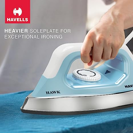 HAVELLS-DRY IRON HAWK BLU 1100W (ZB110)