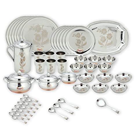 DINNER SET 51PCS FLORAL (8/12)