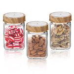 MILTON-WOODY CUBE JAR 310ML 3PC-GLS-1176