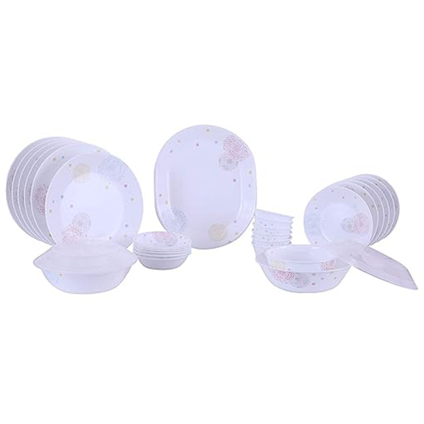 CORELLE DINNER SET POM POM 30PCS