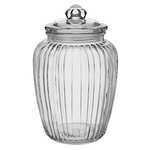 MILTON-POT JAR W GLASS LID-2350(GLS-1231