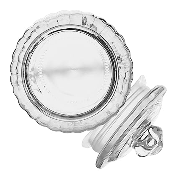 MILTON-POT JAR W GLASS LID-2350(GLS-1231