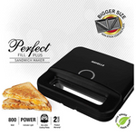 Perfect fill plus grill sandwich maker 800w