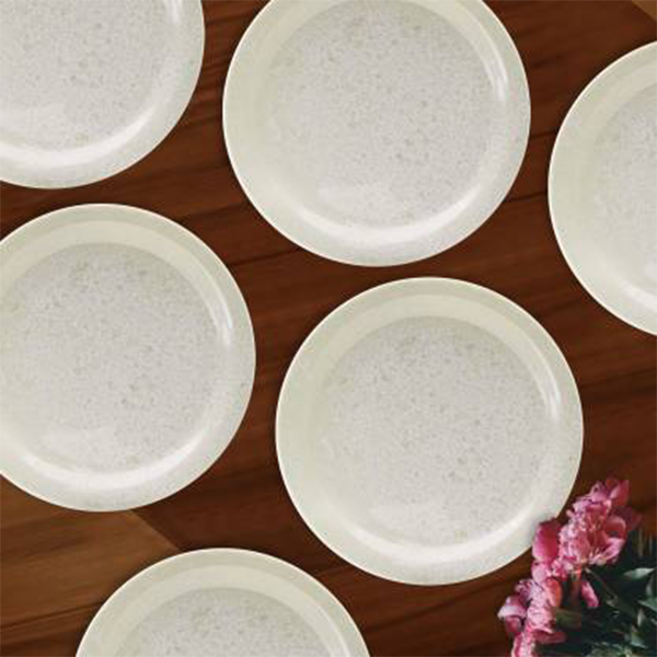 TERROSO IVORY SMALL PLATE 6PC (HC-309)