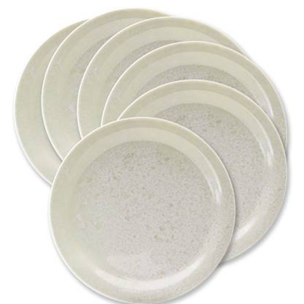 TERROSO IVORY SMALL PLATE 6PC (HC-309)