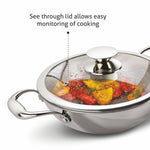 ALDA-VITALE DEEP WOK 22CM-CW3PVDWOKL-22