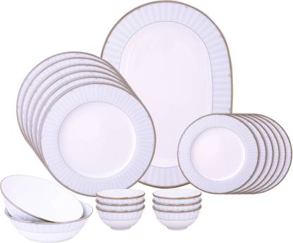 NORITAKE 63521 MONARCH PLATE 21PCS D.SET